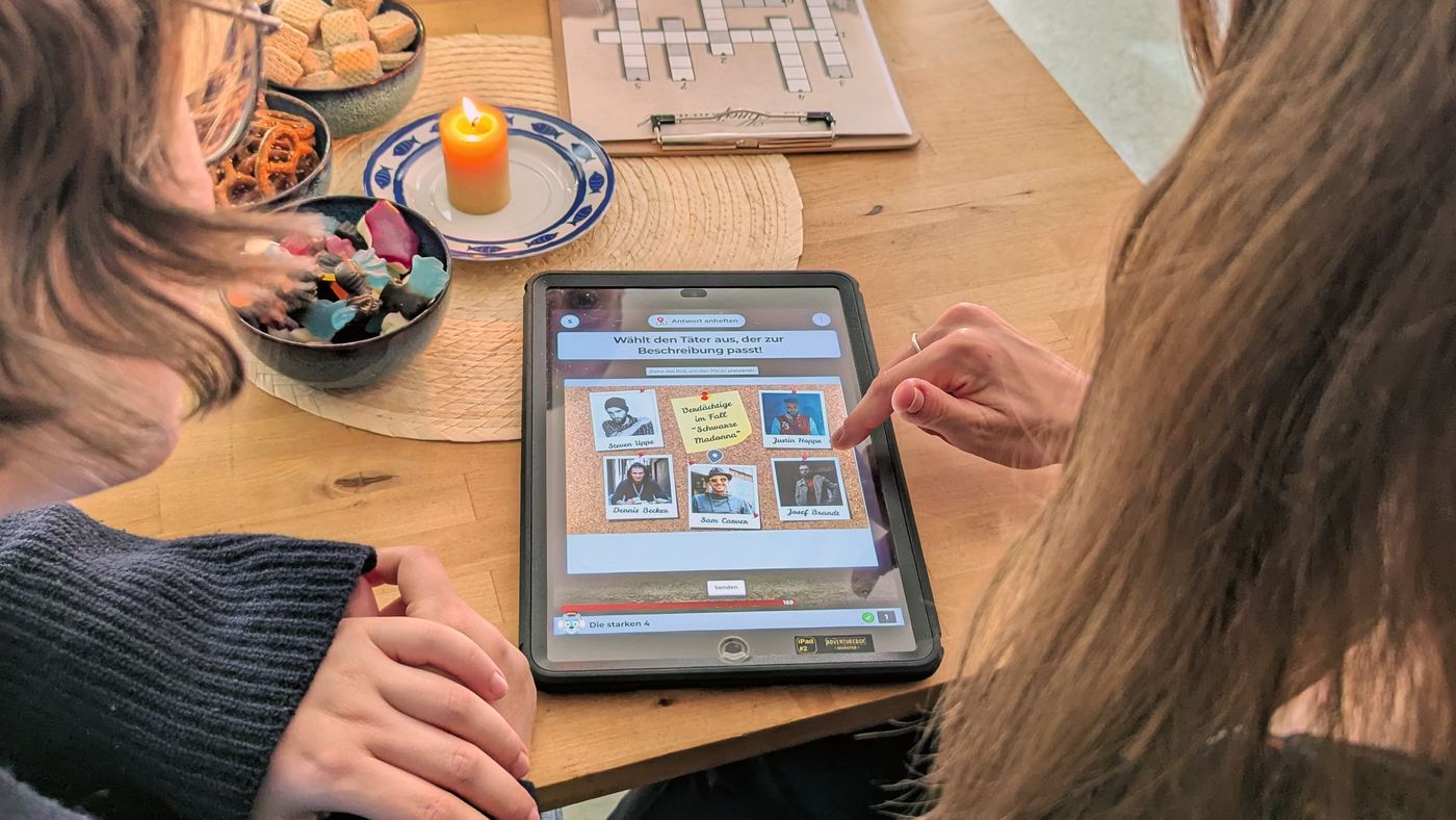 Tablet-gestütztes interaktives Rallye-Spiel